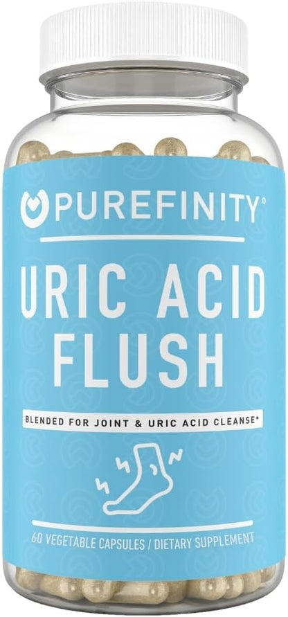 PUREFINITY Uric Acid Flush & Cleanse Capsules + Tart Cherry Gummies