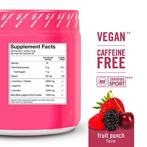 BioSteel Sports Beets Pre-Workout Powder, Non-GMO Formula, Fruit Punch, 30 Servings BioSteel Sports buy australia supplements