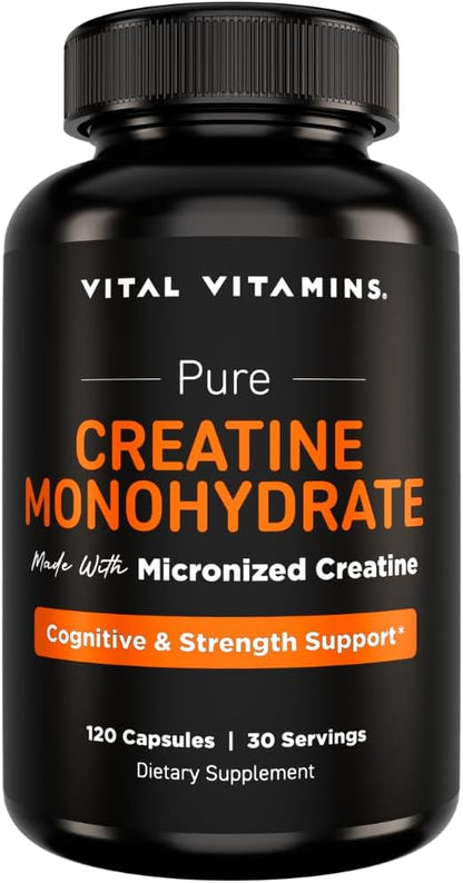 Vital Vitamins Multi Collagen Complex Plus 150 ct + Creatine Monohydrate Capsules 120 ct Gsupps Australia