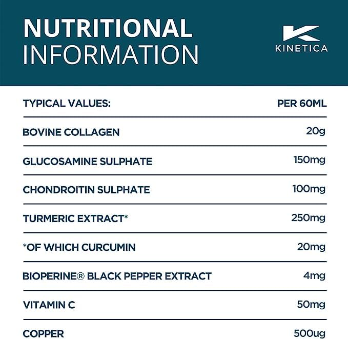 Kinetica Collagen with Turmeric (12-Pack) 20g Collagen & 50mg Vitamin C. Orange & Mango Flavour Kinetica buy australia supplements