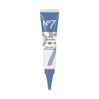No7 Lift & Luminate Triple Action Under Eye Cream, 0.5 Oz No7