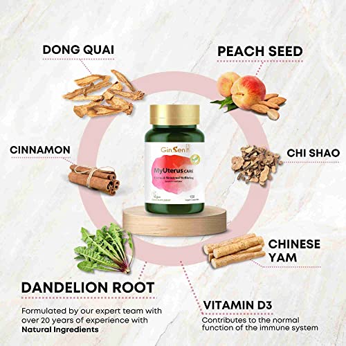 GinSen MyUterus Care for Women’s Warm Uterus, Pregnancy & Menstrual Wellness GinSen buy australia supplements