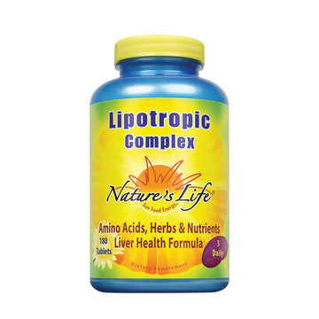 Nature's Life Lipotropic Complex | Comprehensive Support for Healthy Liver Function | with Choline & Inositol | Non-GMO | 180 Vegetarian Tablets Nature's Life buy australia supplements