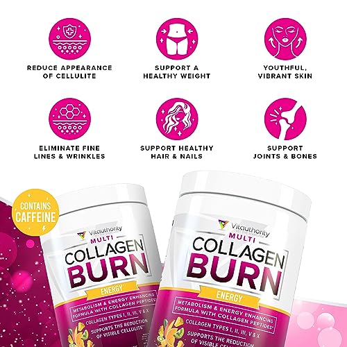 Multi Collagen Burn: Multi-Type Hydrolyzed Protein Peptides with Hyaluronic Acid, Vitamin Vitauthority buy australia supplements