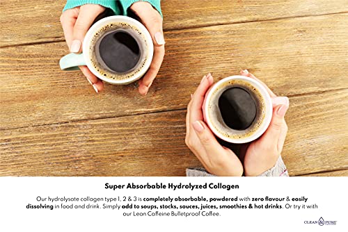 Clean & Pure Collagen Powder, Lab Tested Bovine Peptides with No or Zero Growth Hormones, Pesticides or Vet Meds - 400g Lean Caffeine buy australia supplements