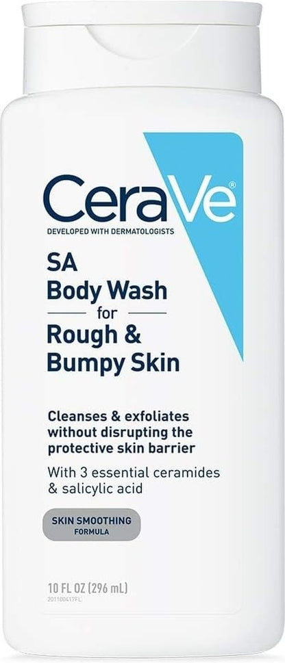 CeraVe Salicylic Acid Body Wash, Exfoliates Rough and Bumpy Skin, 10oz CeraVe