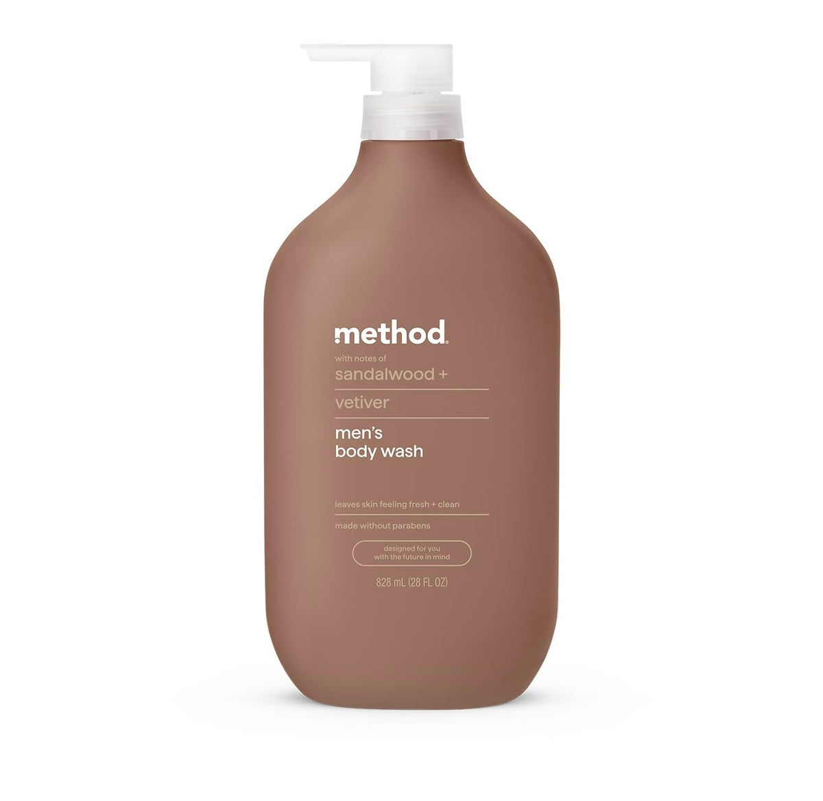 method Men’s Body Wash, Sandalwood + Vetiver, 28 fl oz Method