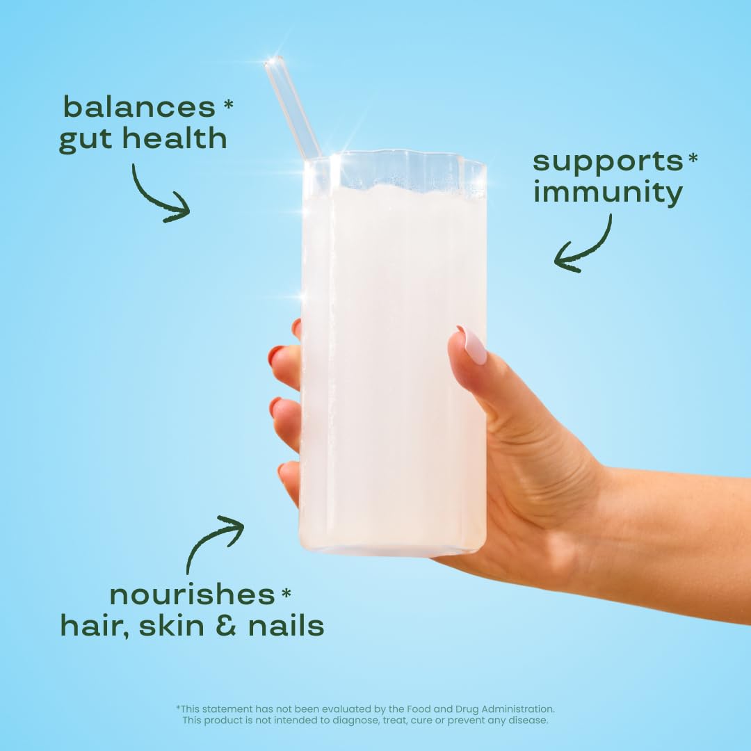 Bloom Nutrition Bovine Colostrum Powder Packet, Gut Health, Immune Support, Hair Growth & Beauty Supplement, Gluten Free, Sugar Free | Unflavored, 15 Servings Bloom Nutrition buy australia supplements