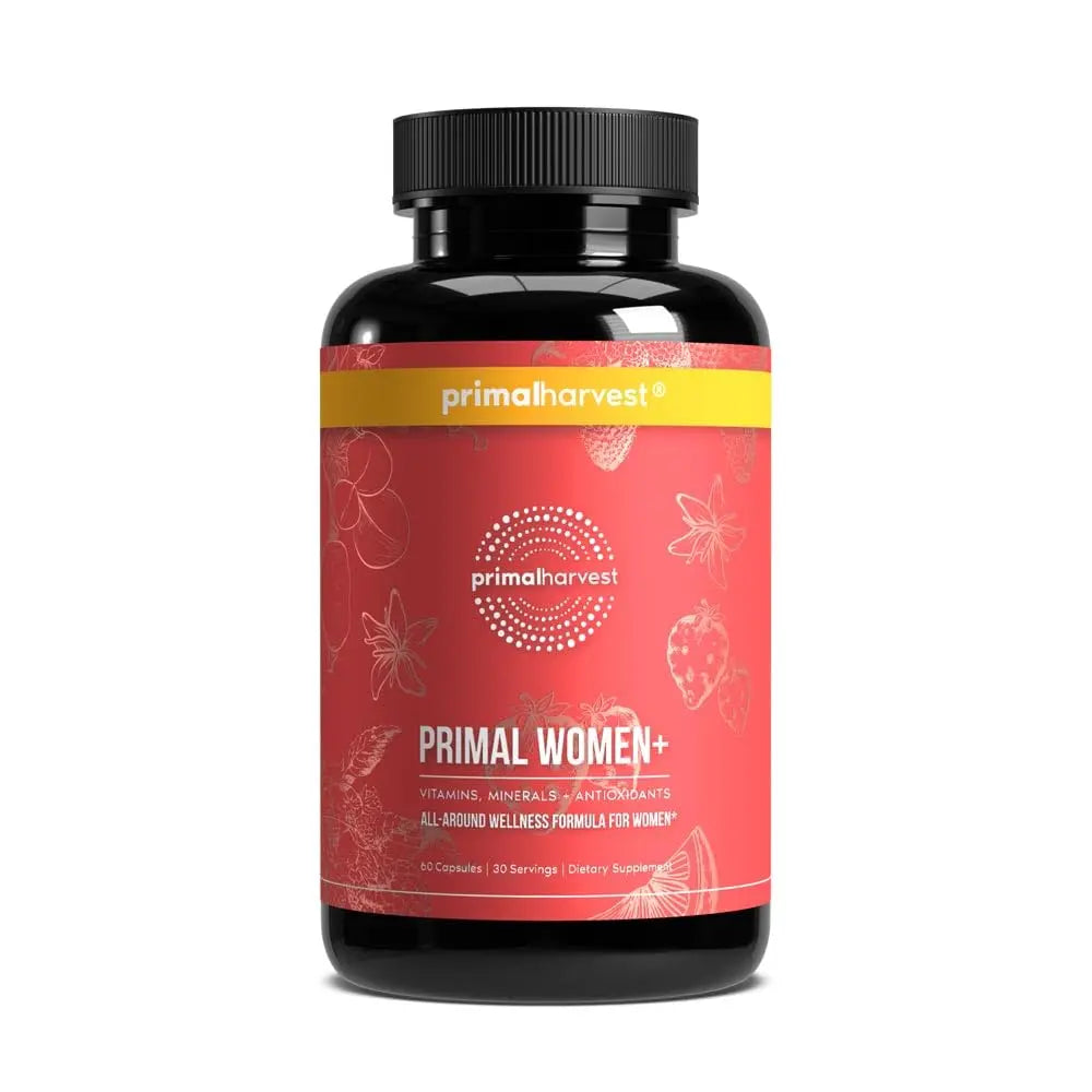 Primal Harvest Women+, Woman's Multivitamin Vitamin A, Vitamin C, Vitamin D and E, Vitamin B12, B6, Biotin, Zinc Supplements,1 Pack 60 Capsules Primal Harvest buy australia supplements