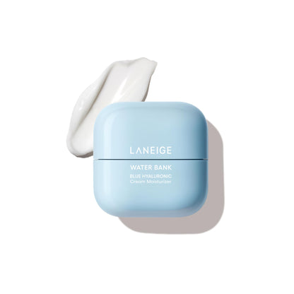 LANEIGE Water Bank Blue Hyaluronic Cream Moisturizer: Hydrating Korean Face Cream with Squalane & Ceramide LANEIGE