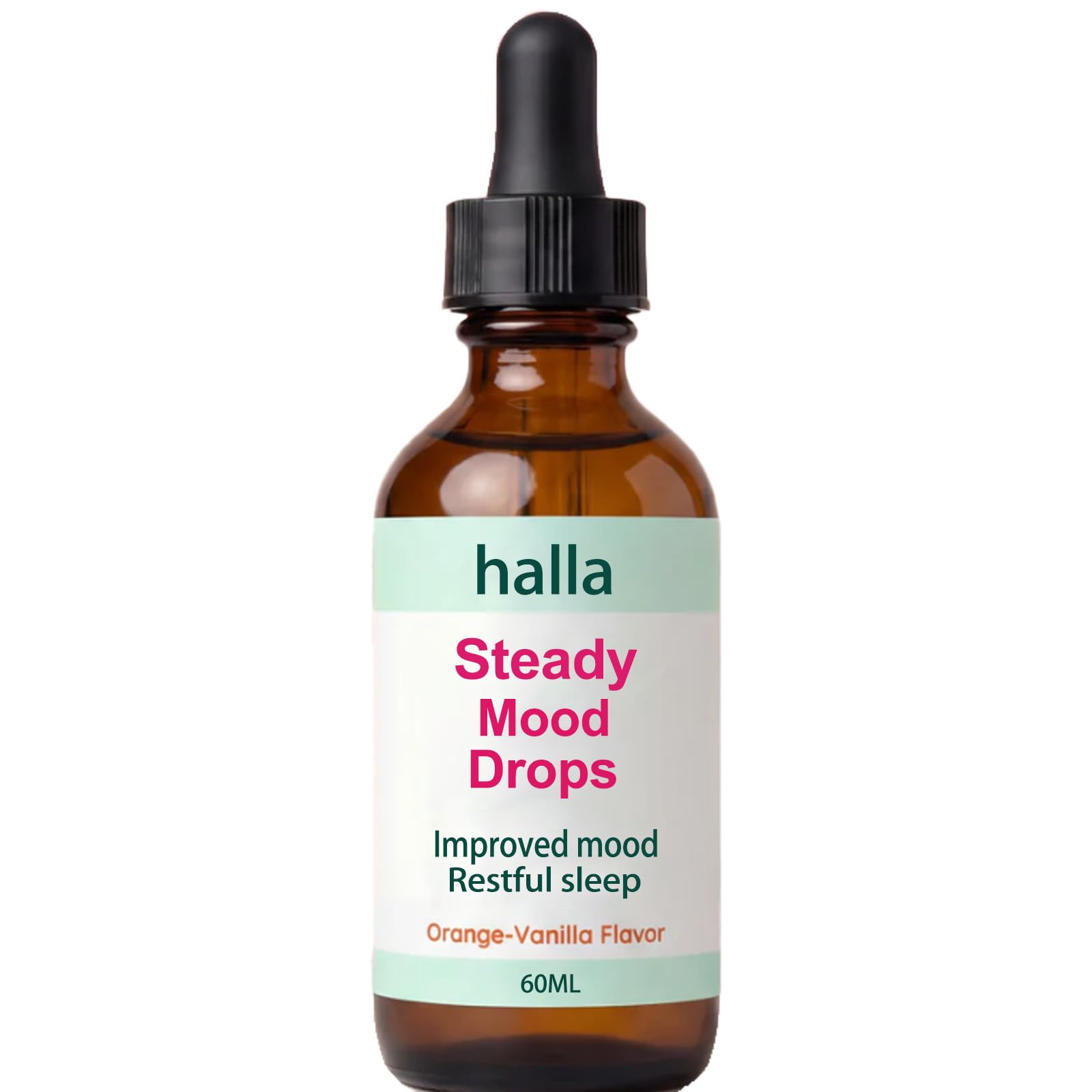 Halla Steady Mood Drops, with Saffron Extract – Fast Absorption Cognitive & Emotional Balance Supplement – Advanced Brain Nutrient Blend – Orange Vanilla Flavor, 2 fl oz DFTLUUE buy australia supplements