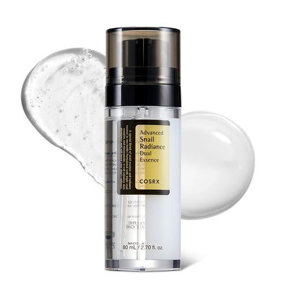 COSRX Snail Mucin 74% + Niacinamide 5% Dual Face Serum, 2.7 oz COSRX