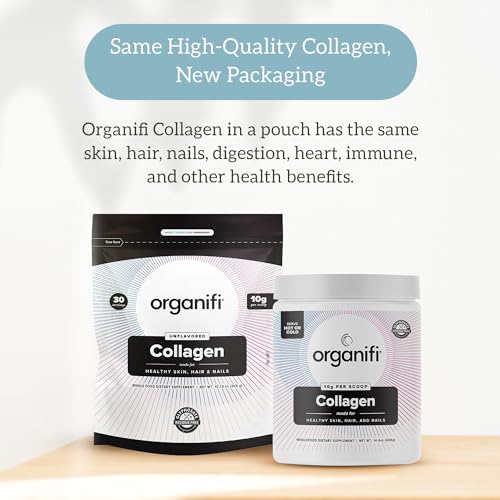 Organifi Collagen Powder - Fuller Hair, Stronger Nails, and Radiant Skin - Replenish Organifi buy australia supplements