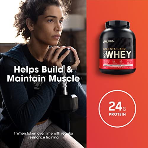 Optimum Nutrition Gold Standard 100% Whey Protein Powder, Cookies & Cream, 5 Pound Optimum Nutrition buy australia supplements