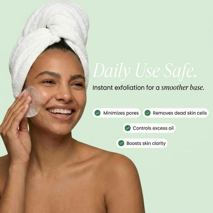QUIA Toner Pads – AHA/BHA Dual-Action Exfoliate and Hydrate All in One – Soothing Formula for Sensitive Skin – Reduces Blackheads and Blemishes QUIA Beauty