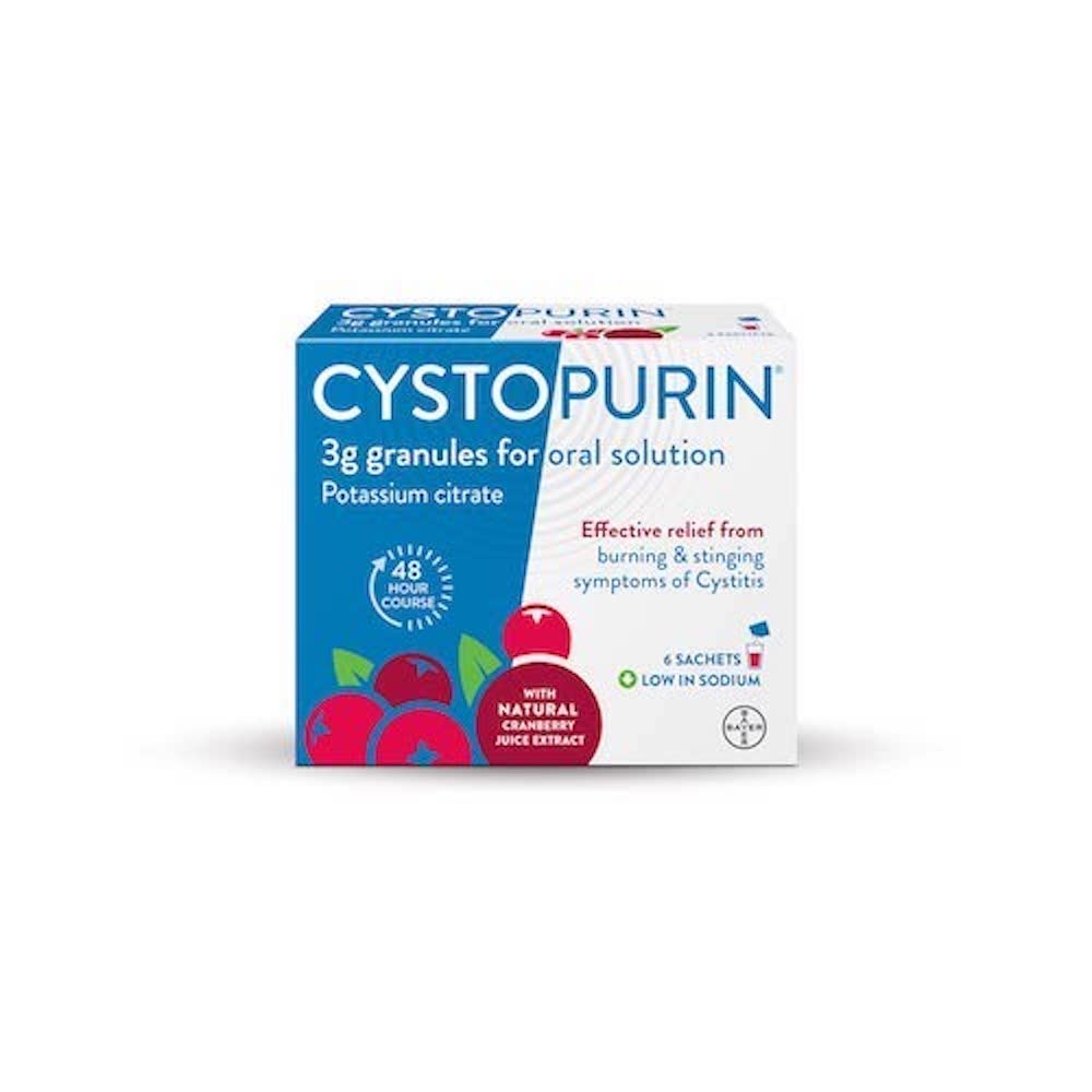 Cystopurin Cystitis Relief, Cranberry Flavour and Low in Sodium, 6 Sachets Cystopurin buy australia supplements