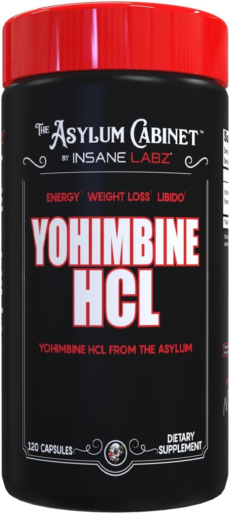 Insane Labz Yohimbine HCl 2.5mg, 120 Capsules