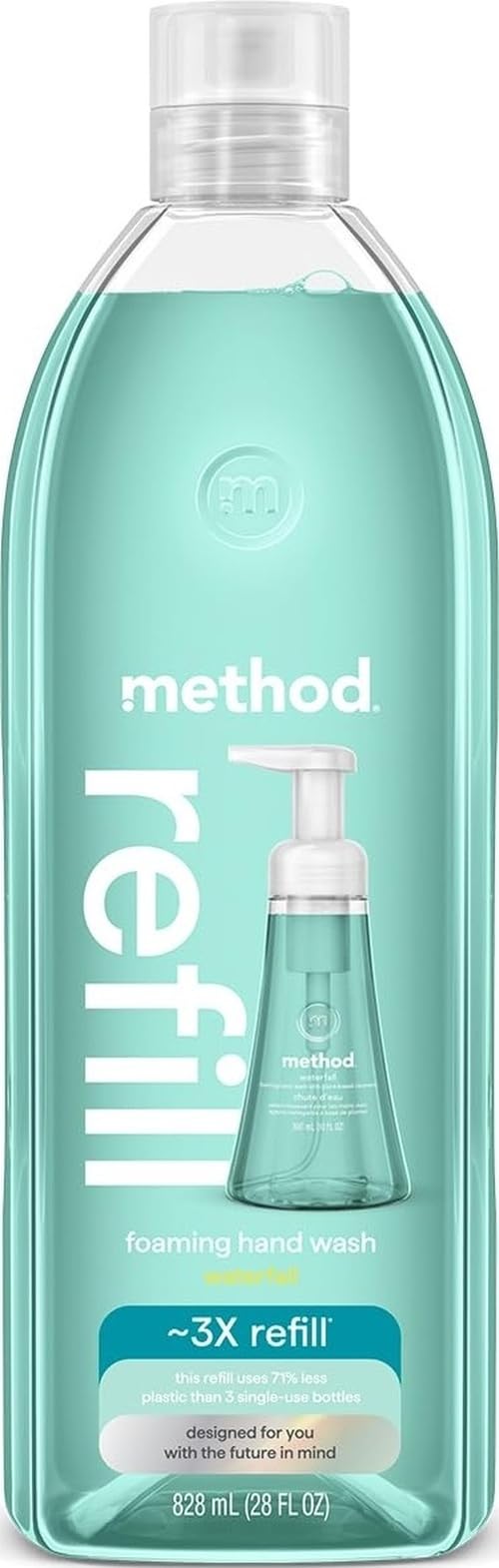 method Foaming Hand Wash Refill, Waterfall, 28 fl oz Method