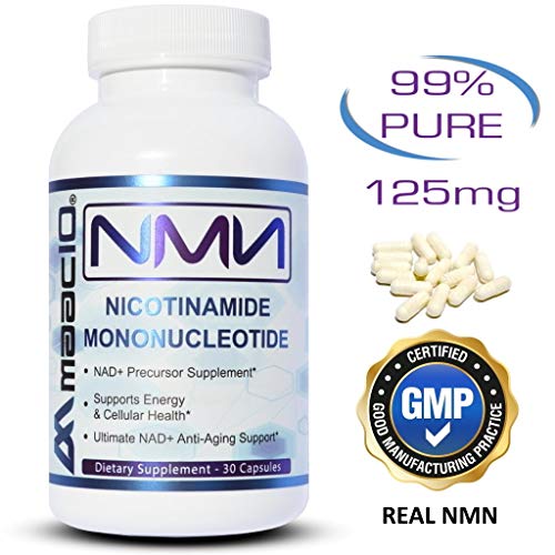 MAAC10 NMN Supplement Real Nicotinamide Mononucleotide (NMN 125mg Capsules). The Most Powerful NAD+ Precursor More Stable Than Riboside. We use 99% Pure Pharmaceutical Grade Stabilized NMN (30 Count) MAAC10 buy australia supplements