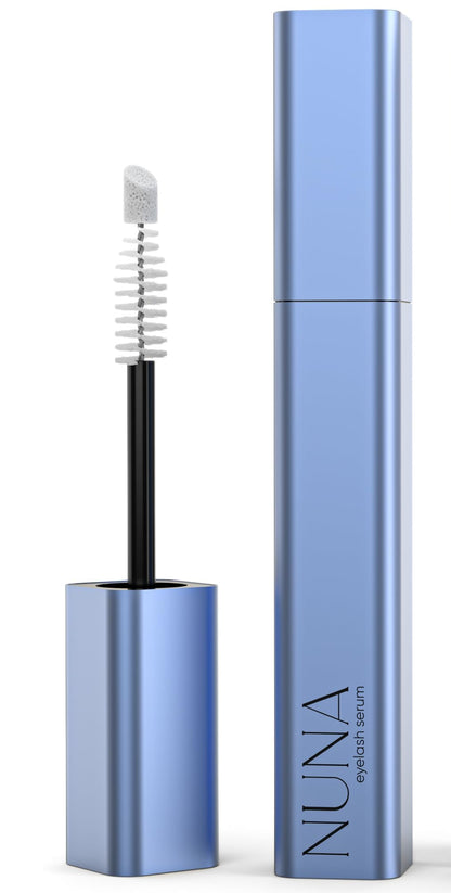 NUNA Eyelash Growth Support Serum 6ml – Eye Lash and Eyebrow Enhancing Serum for Women & Men with Biotin - Korean Multi Peptide & Natural Extracts – Promotes Fuller and Longer Lashes - 6 Month Supply NUNA