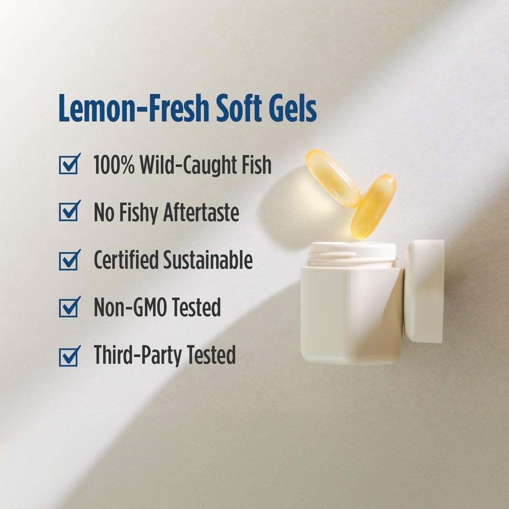 Nordic Naturals ProEPA, Lemon - 180 Soft Gels - 1210 mg Omega-3 - High-Intensity EPA Formula for Healthy Mood, Heart Health & Cellular Function - Non-GMO - 90 Servings Nordic Naturals buy australia supplements