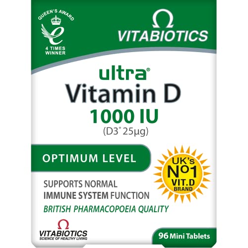 Vitabiotics Ultra Vitamin D Tablets 1000IU Optimum Level -96 count (Pack of 1) Vitabiotics Ultra buy australia supplements
