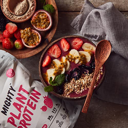 Mighty Ultimate Vegan Protein Powder, Super Berry Flavour, (17 Servings, 510g Bag without Scoop) MIGHTYBuy Supplements Australia