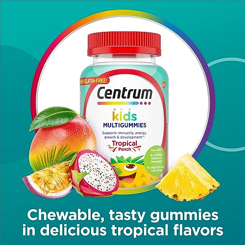 Centrum Kids Multivitamin Gummies, Tropical Punch Flavor Made With Natural Flavors Centrum buy australia supplements