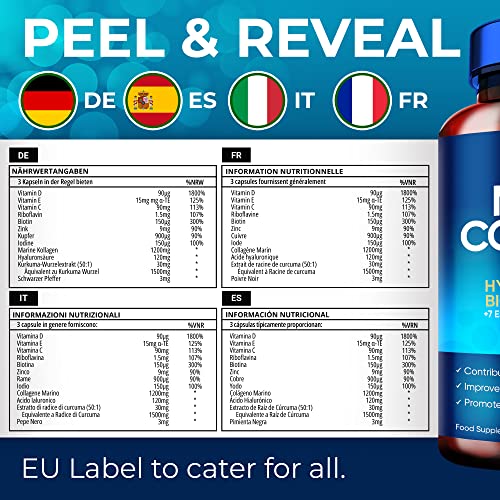 Mayfair Nutrition Marine Collagen 120 High Strength Capsules 1470mg Complex with Hyaluronic Acid Mayfair Nutrition buy australia supplements