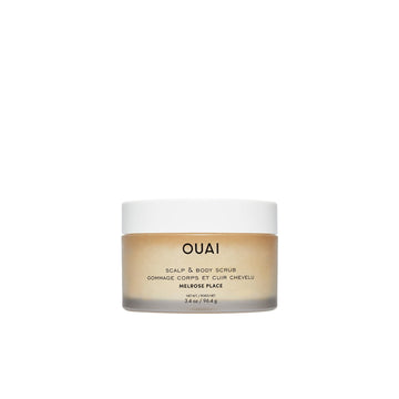 OUAI Scalp & Body Scrub Travel Size, Melrose Place - Exfoliating Body Scrub with Sugar & Coconut Oil Blend for Smooth, Moisturized Skin - Gentle for Removing Product Build Up (3.4 Oz) OUAI buy australia supplements