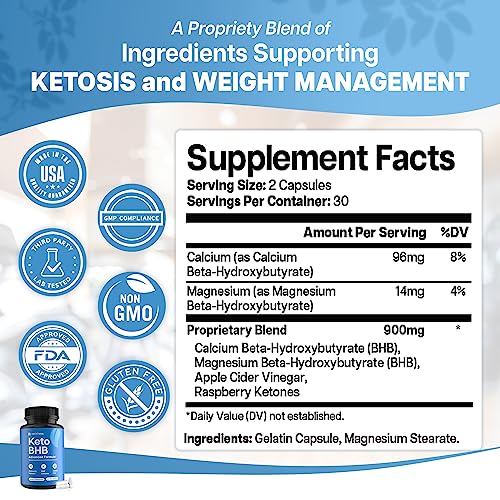 Keto BHB Exogenous Ketones for Men & Women - Keto Supplements for Mental Clarity Nutriana buy australia supplements