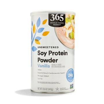 365 by Whole Foods Market, Soy Protein Powder, Unsweetened Vanilla Flavor, 15.63 oz 365 by Whole Foods Market buy australia supplements