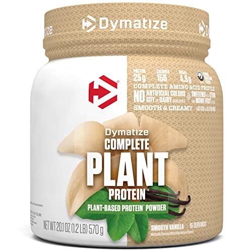 Dymatize Vegan Plant Protein, Smooth Vanilla, 25g Protein, 4.8g BCAAs, Complete Dymatize buy australia supplements