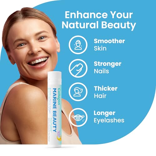 Swedish Nutra Marine Beauty Collagen | High Strength Type 1 & 3 Collagen to Rejuvenate Hair, Skin & Nails Swedish Nutra buy australia supplements