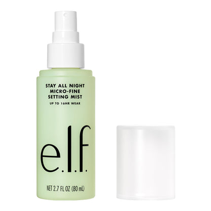 e.l.f. Stay All Night Micro-Fine Setting Mist, Hydrating & Refreshing Makeup Setting Spray For 16HR Wear-time, Vegan & Cruelty-Free, 2.7 Fl Oz e.l.f.
