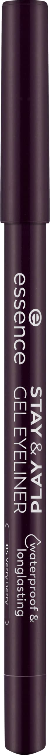 essence Stay & Play Gel Eyeliner Pencil (05 | Verry Berry), Vegan Essence Cosmetics