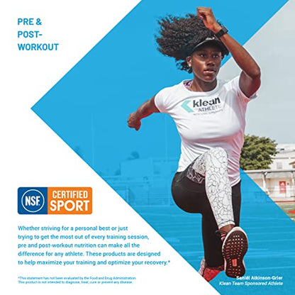 Klean ATHLETE Pre-Workout | Unique Formula with Beet Root Extract, Vitamin C, and Organic Caffeine to Support Athletic Endurance | 7 Ounces | Natural Lemon Tea Flavor