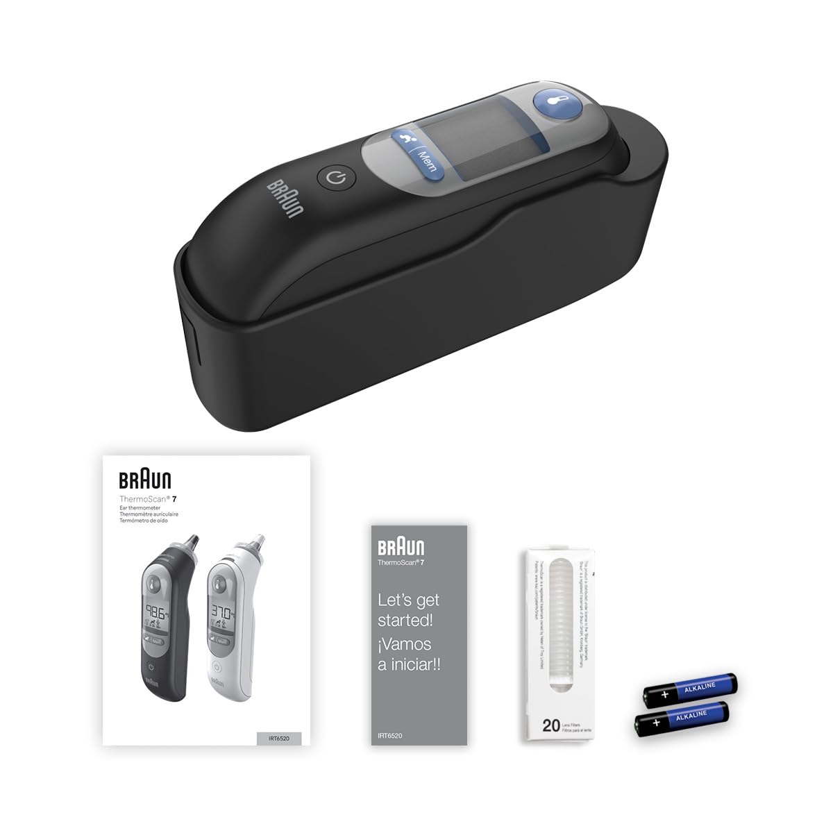 Braun ThermoScan 7 Digital Ear Thermometer for Adults, Babies & Infants, Age-Adjusted Fever Guidance, No. 1 Brand Recommended by Pediatricians Gsupps Australia
