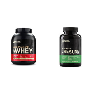 Optimum Nutrition Gold Standard 100% Whey Protein Powder, Vanilla Ice Cream & Microniz Optimum Nutrition buy australia supplements