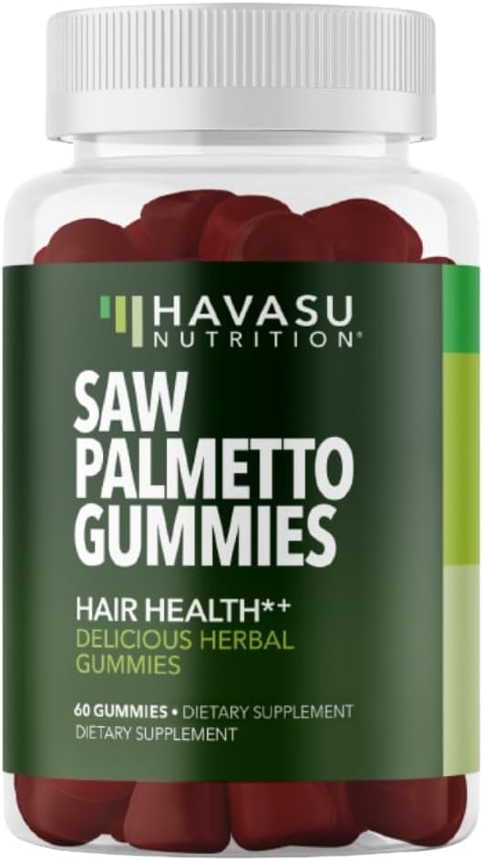 Saw Palmetto Gummies for Men, Prostate Health Supplement, 60 Count | DHT Blocker for Men for Hair Health & Male Patterned Balding, Supports Scalp and Prostate Wellness, Raspberry, 30 Day Supply Gsupps Australia