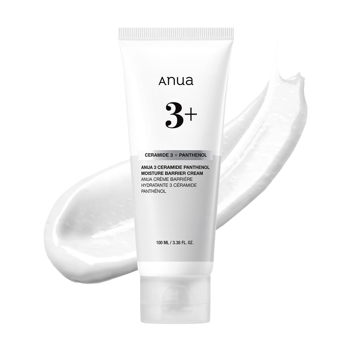 ANUA 3 Ceramide Panthenol Moisture Barrier Cream, 3.38 fl oz ANUA