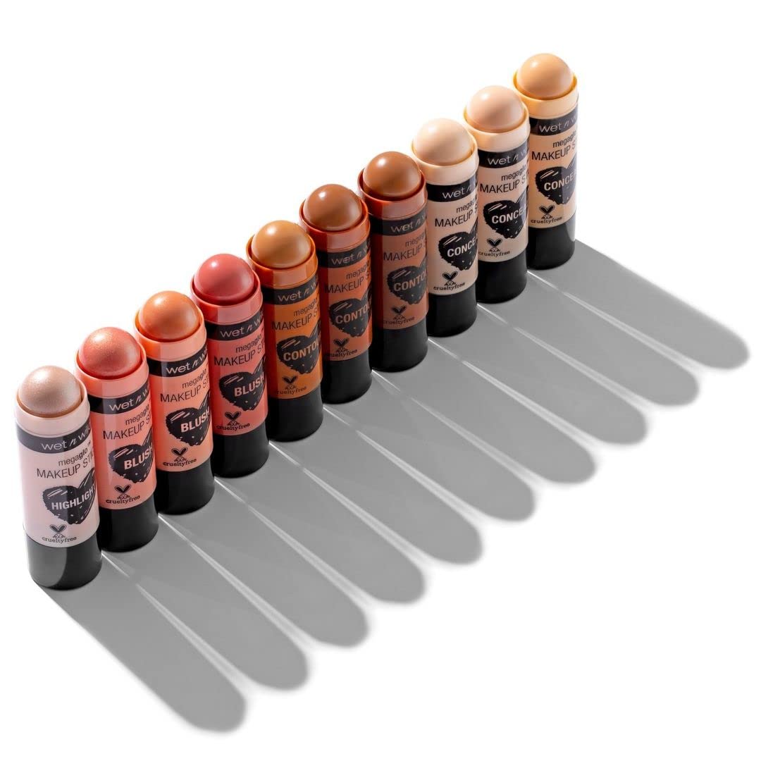 wet n wild MegaGlo Makeup Stick, Buildable Color, Versatile Use, Cruelty-Free & Vegan - Where's Walnut? wet n wild