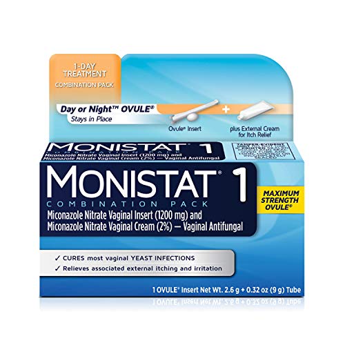 MONISTAT 1-Dose Yeast Infection Treatment, 1 Ovule Insert & External Itch Cream Monistat buy australia supplements