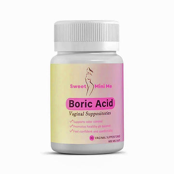 Sweet Mini Me 600mg Boric Acid Suppositories – Natural Vaginal Health Support for Women – pH Balance, Odor & Itch Relief – 30 Count Capsules Generic buy australia supplements