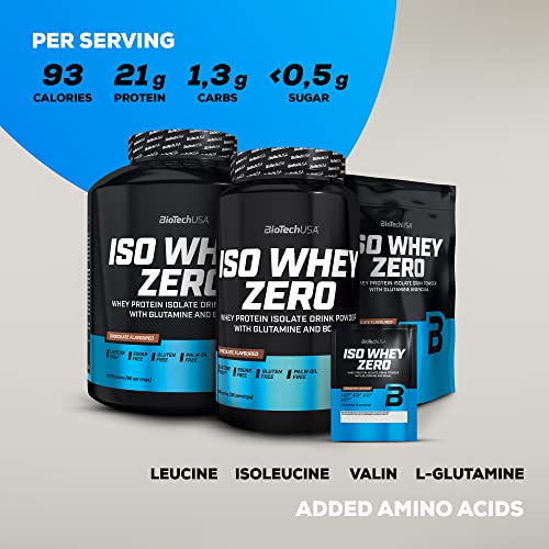 BioTechUSA Iso Whey Zero, Lactose, Gluten, Sugar Free, Premium Whey Protein Isolate, 500 g, Salted Caramel BioTechUSA buy australia supplements