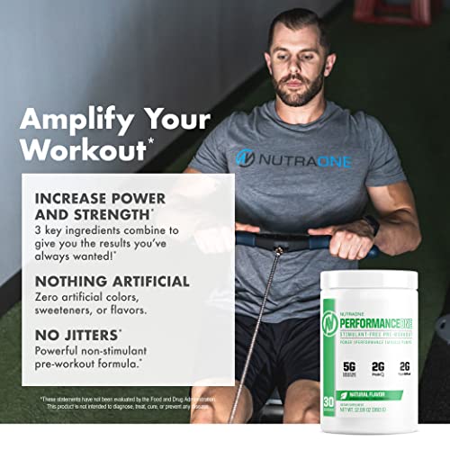 PerformanceOne Best Stimulant-Free Pre Workout Powder by NutraOne for Women and Men NutraOne Nutrition buy australia supplements