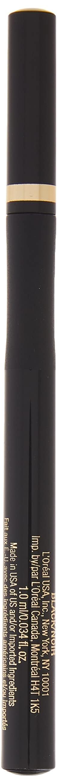L'Oreal Paris Makeup Infallible Super Slim Long-Lasting Liquid Eyeliner, Ultra-Fine Felt Tip, Quick Drying Formula, Glides on Smoothly, Black, Pack of 1 L'Oreal Paris