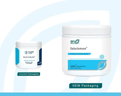 SFI Health Klaire Labs Galactomune Powder - Prebiotic Beta-Glucan & Galactooligosaccharides Immune Support (30 Servings, 150 Grams) SFI Health