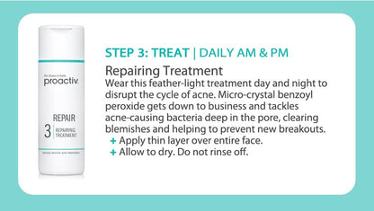 Proactiv Repair Acne Treatment Benzoyl Peroxide Spot Treatment and Repairing Serum Clear, 3 Fl Oz Proactiv