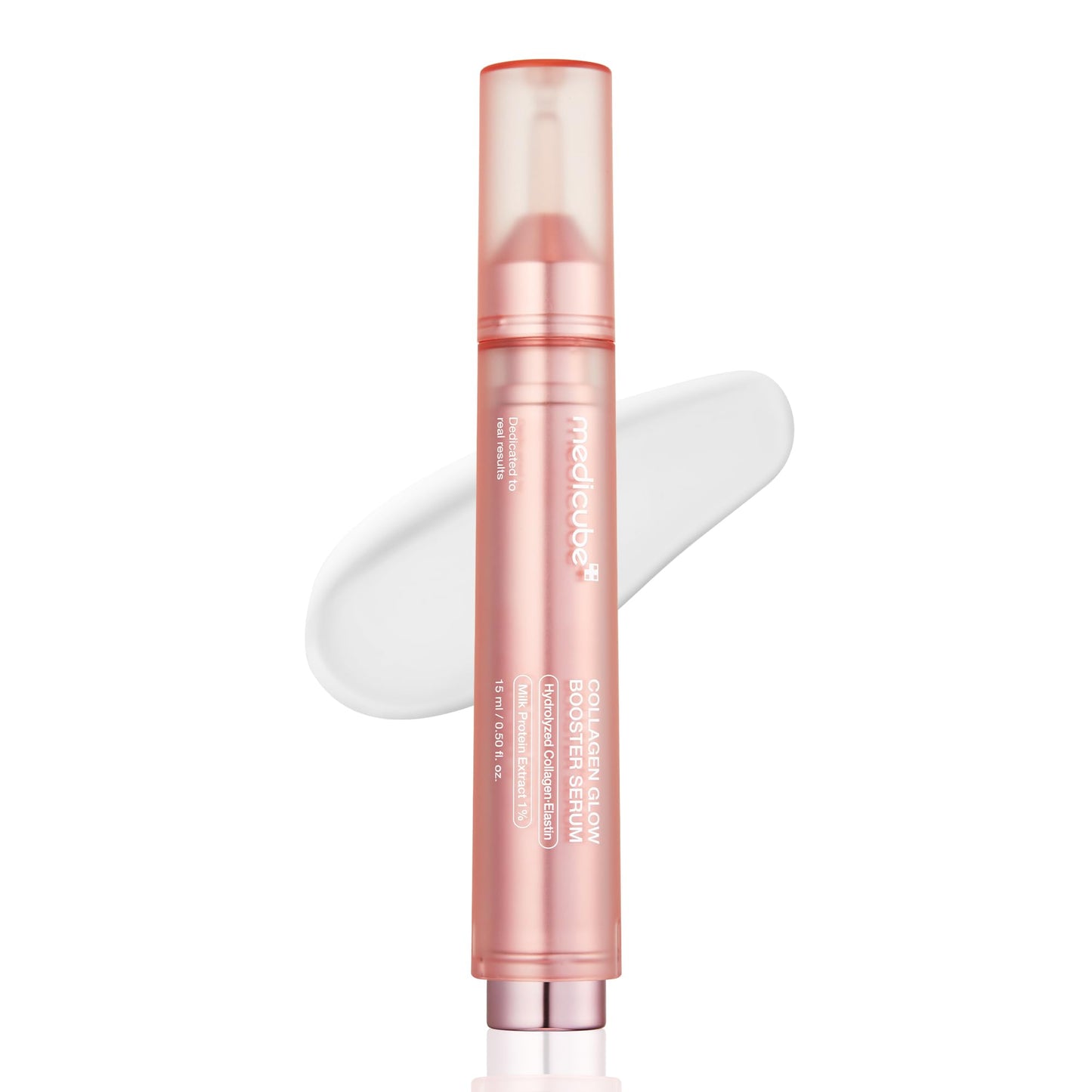 Medicube Collagen Glow Booster Milk Serum - Twist & Click - Radiance & Hydration with Niacinamide, Milk Protein Extract, Hydrolyzed Collagen medicube